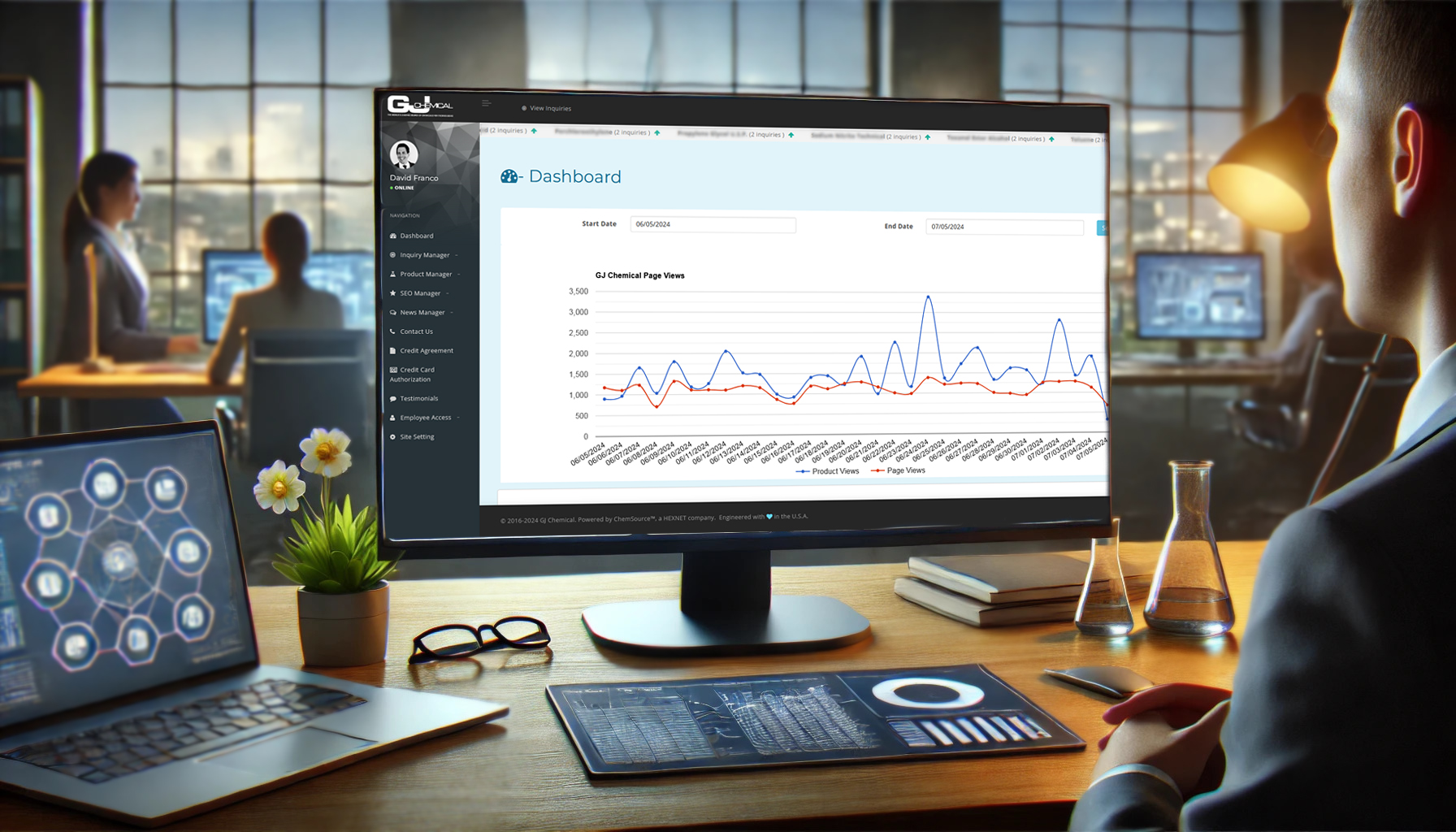 View Demo of our ChemSource Software - HEXNET Chemical Website Software Walkthrough